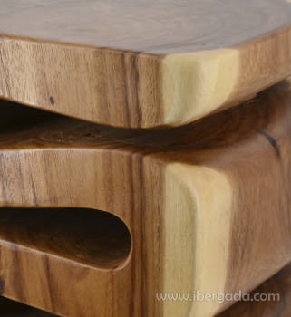 Mueble Auxiliar Tronco  Espiral (30x30x45)-5