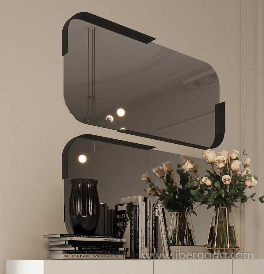 Espejo Rectangular Lacado (50x100)-1