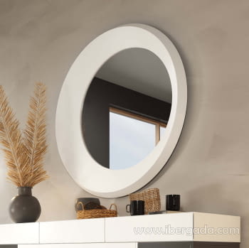 Espejo Redondo blanco (80cm o 100cm)