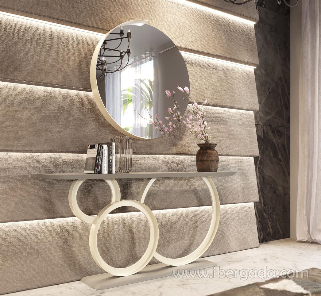 Consola Plata/Blanco R16  (180x40x80)-2