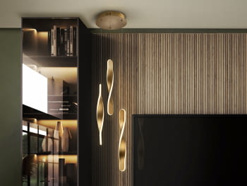 Lampara Twist Oro 3L (23x23)
