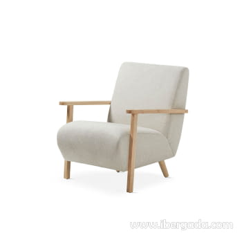 Butaca SL-705 Roble/Beige (70x85x82)