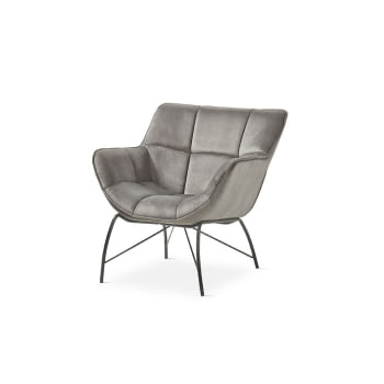 Butaca SL-707 Negro/Gris (72x79x77)