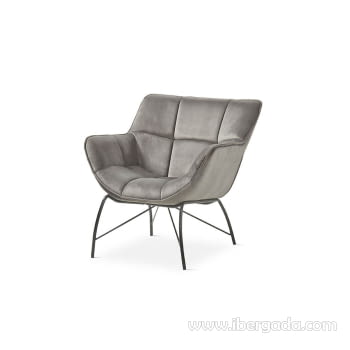 Butaca SL-707 Negro/Gris (72x79x77)
