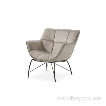 Butaca SL-707 Negro/Topo (72x79x77)