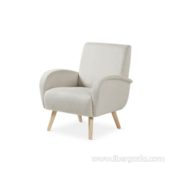 Butaca SL-709 Madera/beige (74x81x75)