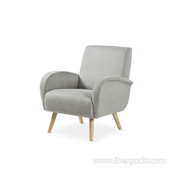 Butaca SL-709 Madera/gris (74x81x75)