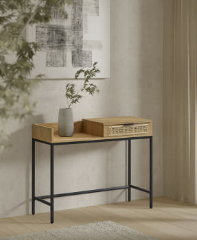 Consola CON-206 Natural 1 Cajón (100x35x80)