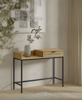 Consola CON-206 Natural 1 Cajón (100x35x80)