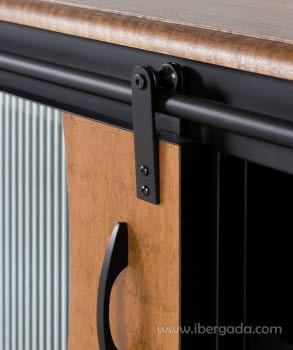 Mueble TV Pavia Mango/Metal (160x40x50)-7