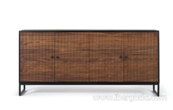 Aparador Lucca Palisandro/Metal (150x40x50)-1