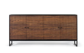 Aparador Lucca Palisandro/Metal (150x40x50)
