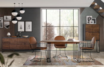 Aparador Lucca Palisandro/Metal (150x40x50)-2