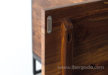 Aparador Lucca Palisandro/Metal (150x40x50)-6