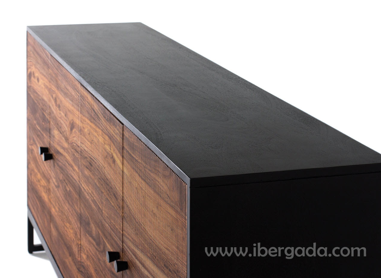Aparador Lucca Palisandro/Metal (150x40x50)-8