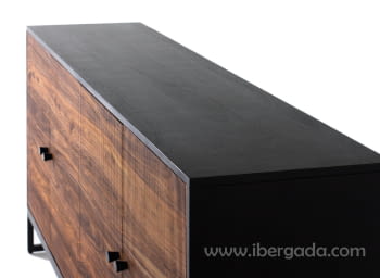 Aparador Lucca Palisandro/Metal (150x40x50)-8