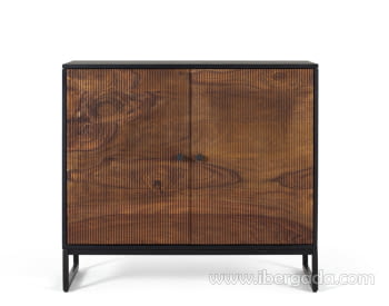 Consola Lucca Palisandro/Metal (90x40x80)