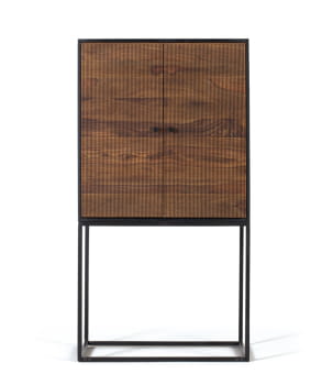 Alacena Lucca Palisandro/Metal (80x45x150)