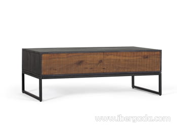 Mesa Centro Lucca Palisandro/Metal (110x60x40)-3