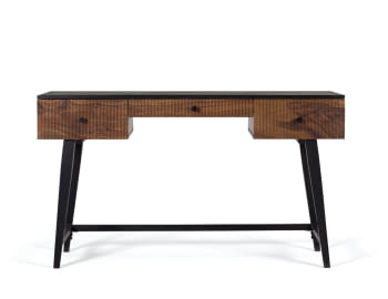 Escritorio Lucca Palisandro/Metal (132x50x76)