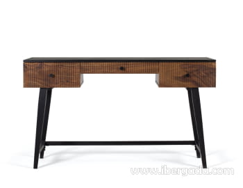 Escritorio Lucca Palisandro/Metal (132x50x76)