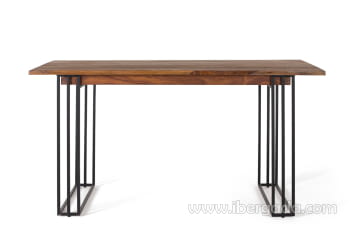 Mesa Comedor Lucca Palisandro/Metal (150x90x76)