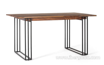 Mesa Comedor Lucca Palisandro/Metal (150x90x76)-3