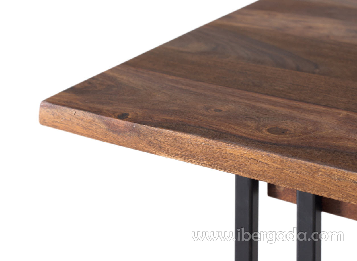 Mesa Comedor Lucca Palisandro/Metal (150x90x76)-5