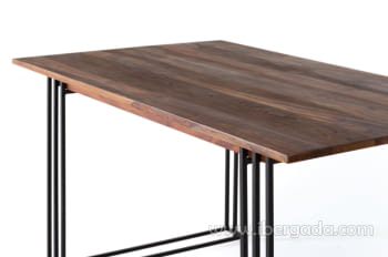 Mesa Comedor Lucca Palisandro/Metal (150x90x76)-6
