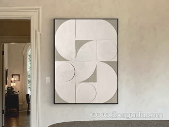 Cuadro Bajorrelieve Geomia (120x90)