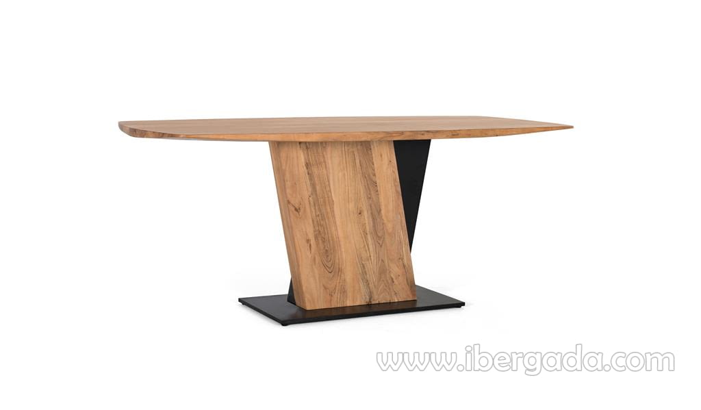 Mesa de Comedor Acacia/Metal (240x100x76)-1