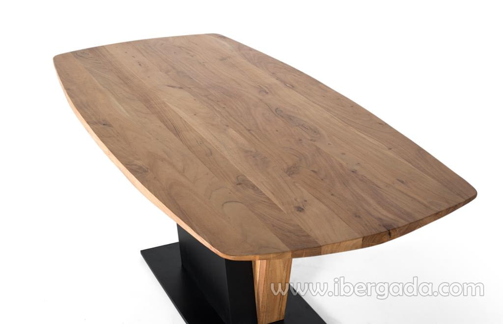 Mesa de Comedor Acacia/Metal (240x100x76)-3