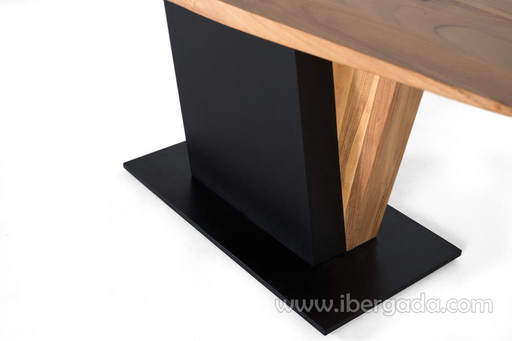 Mesa de Comedor Acacia/Metal (240x100x76)-4