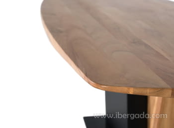 Mesa de Comedor Acacia/Metal (240x100x76)-5