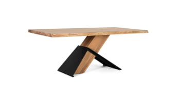 Mesa de Comedor Acacia/Metal (240x100x76)
