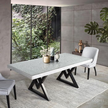 Mesa de Comedor Mango/Metal (200x100x76)