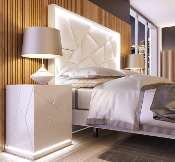 Mesita MX65 3 Cajones Blanca (55x40X66)