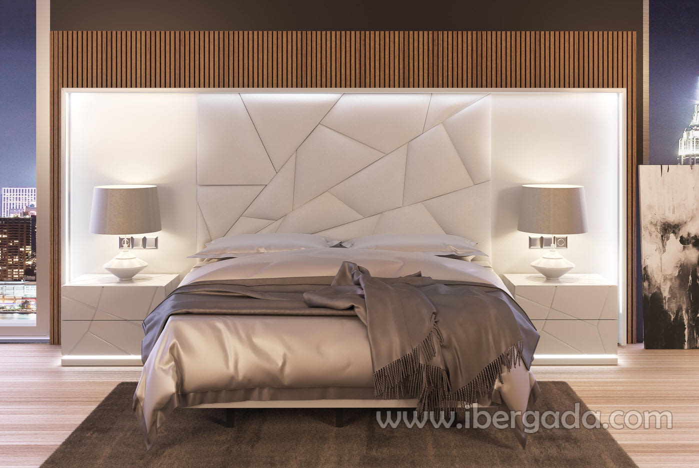 Mesita MX66 2 Cajones Blanca (60x40X46)-2
