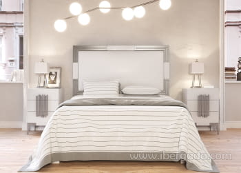 Mesita MX82 3 Cajones Blanca/Plata (55x40X80)-2