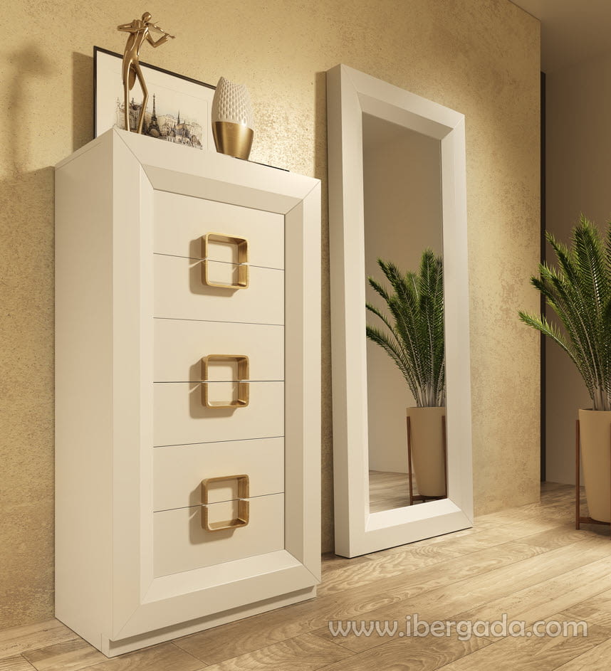 Sinfonier MX62 6 Cajones Crema/Oro (70x40X135)-1