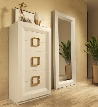 Sinfonier MX62 6 Cajones Crema/Oro (70x40X135)