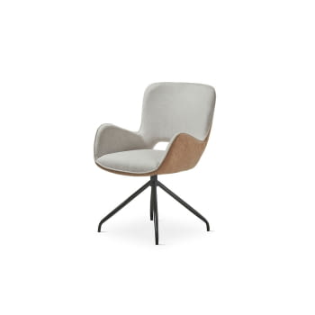 Silla de Comedor DC-914 Marrón/Blanco