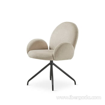 Silla de Comedor DC-913 beige/Negro