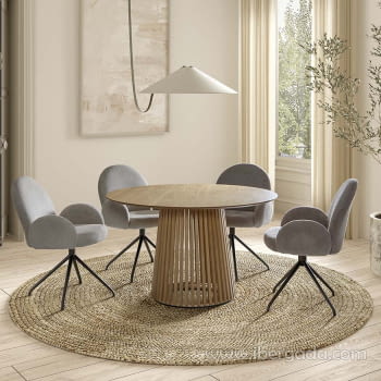 Silla de Comedor DC-913 Gris/Negro-4
