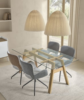 Silla de Comedor DC-914 Gris-4