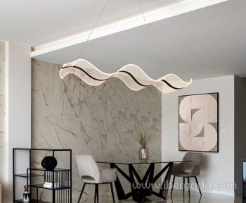 Lampara Olas Dimable con Mando (122x36)-2