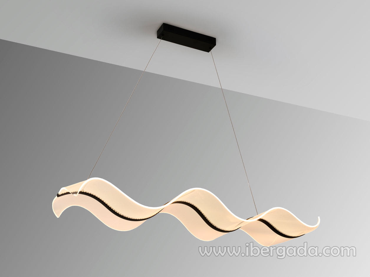 Lampara Olas Dimable con Mando (122x36)-3