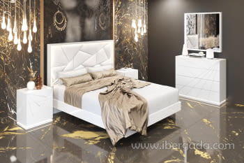 Mesita BD16 3 Cajones Blanca (60x40X66)