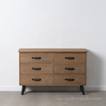 Aparador Madera/Metal (120x41x77)
