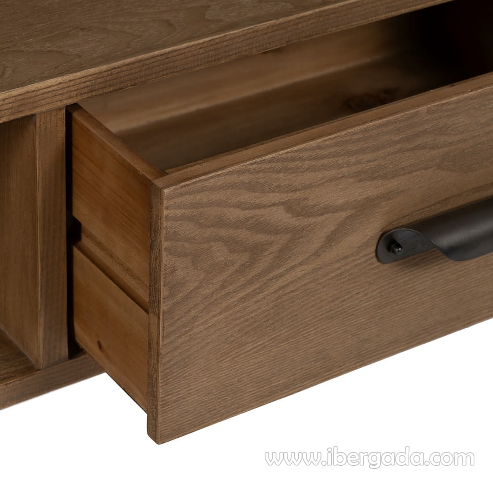 Mueble TV Madera/Metal (150x41x59)-7